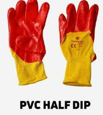 Coated Gloves – PVC Half Dip