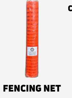 High Visibility Orange Hazard Barrier Fencing Net Roll