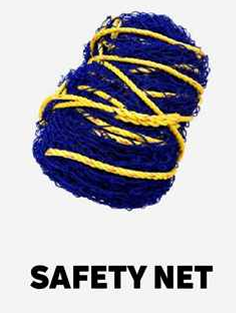 Heavy-Duty Braided Nylon Fall Arrest Safety Net