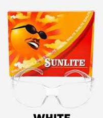 Sunlite Clear Transparent UV Protection Safety Glasses