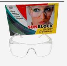 Sunblock Over-Spectacle Clear Safety Eyewear