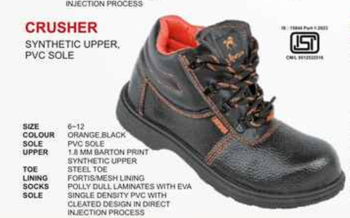 Crusher High Ankle Steel Toe Mining Safety Boots