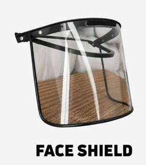 Full Face Transparent Polycarbonate Protection Safety Shield