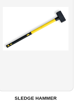 Heavy Duty Fiberglass Handle Forged Steel Sledge Hammer