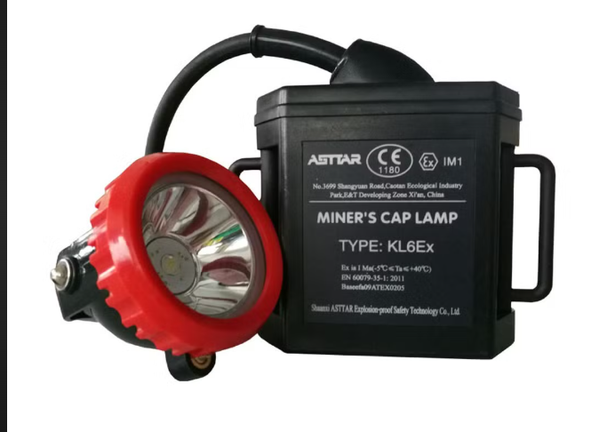 Asttar KL6Ex ATEX Explosion-Proof Rechargeable Miner's Cap Lamp