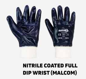 Nitrile Coated Full Dip Wrist (Malcom)