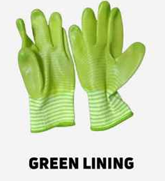 Coated Gloves – Green Lining