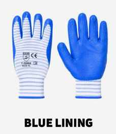 Coated Gloves – Blue Lining