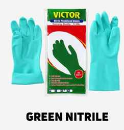 Victor Green Nitrile Chemical Resistant Gloves