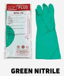 Soft Plus SPH-15 Green Nitrile Gloves