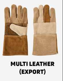 Multi Leather (Export Quality) Heavy Gloves