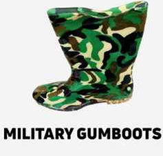 Military Camouflage High-Traction Gumboots