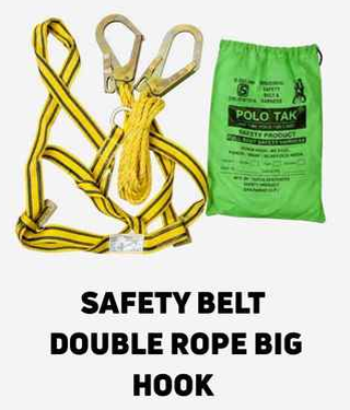 Polo Tak Full Body Safety Harness (Double Rope Big Hook)