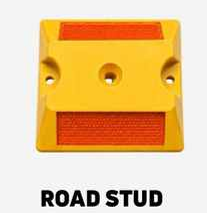 High Reflectivity Cast Aluminum Yellow Road Stud